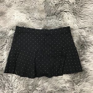 CRB Girl's Skort | Black | Silver | Dots | XL